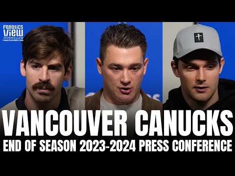 Conor Garland, Nikita Zadorov, Teddy Blueger & Pius Suter Discuss Vancouver Canucks 2023-2024 Season