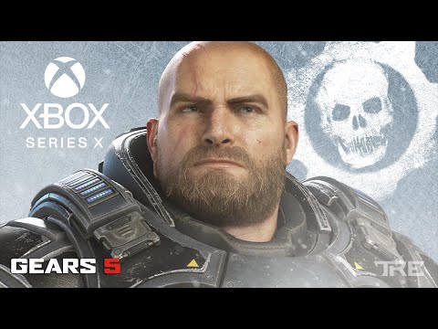 Playing GEARS 5 on XBOX SERIES X