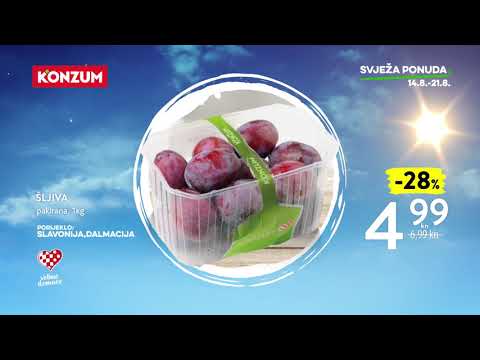 Konzum svježa ponuda 14.8.-21.8.