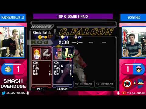 Smash Overdose 3 - Flux [L] (Peach) vs Schythed (C. Falcon) - Grand Finals