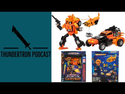 Thundertron Podcast: Transformers Legacy United G1 Universe Leader Class Sandstorm First Look