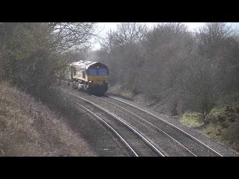 66120 on the 6m86 steel coils passing Wormbridge 14.3.2011.MTS
