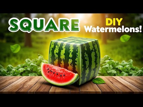 How to Grow a Square Watermelon 🍉 | Amazing Time Lapse