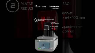 Vídeo de Rayshape Edge Mini a Impressora 3D para Odontologia