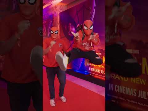 When everyone showed up for their friendly neighbourhood Spider-Man