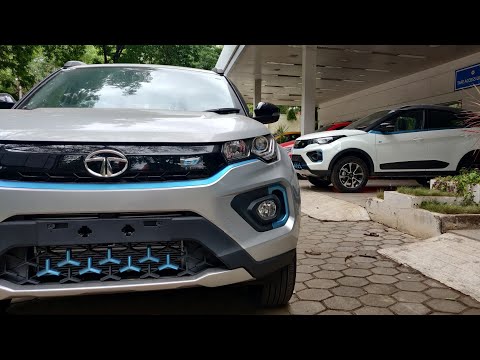 Tata Nexon EV - All Colours Quick Walkaround Review | AutoTrend !!