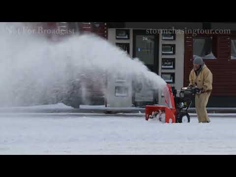 12-14-2022 Ogallala, Nebraska - Residents Dig Out as Blizzard Warning Continues