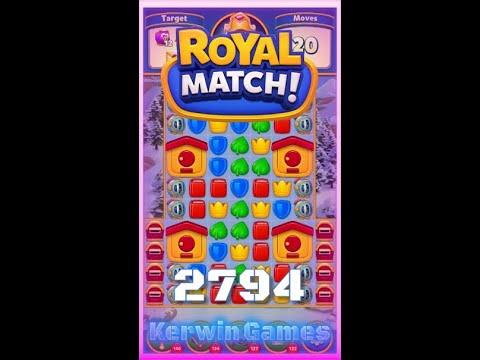 Royal Match Level 2794 - No Boosters Gameplay