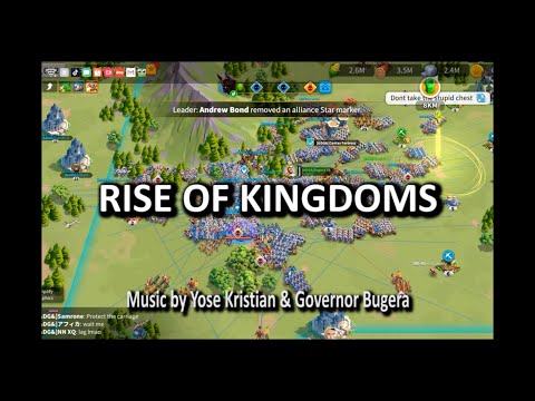 RISE OF KINGDOMS , from kingdom 1825 - DARK GUARDIAN THEME #riseofkingdoms #game #gameonline #music