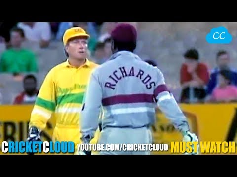 SIR VIV RICHARDS ON FIRE !! Most Aggressive inning !!