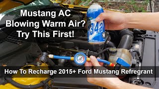 2015+ Ford Mustang How To Fix AC Blowing Warm Hot Air