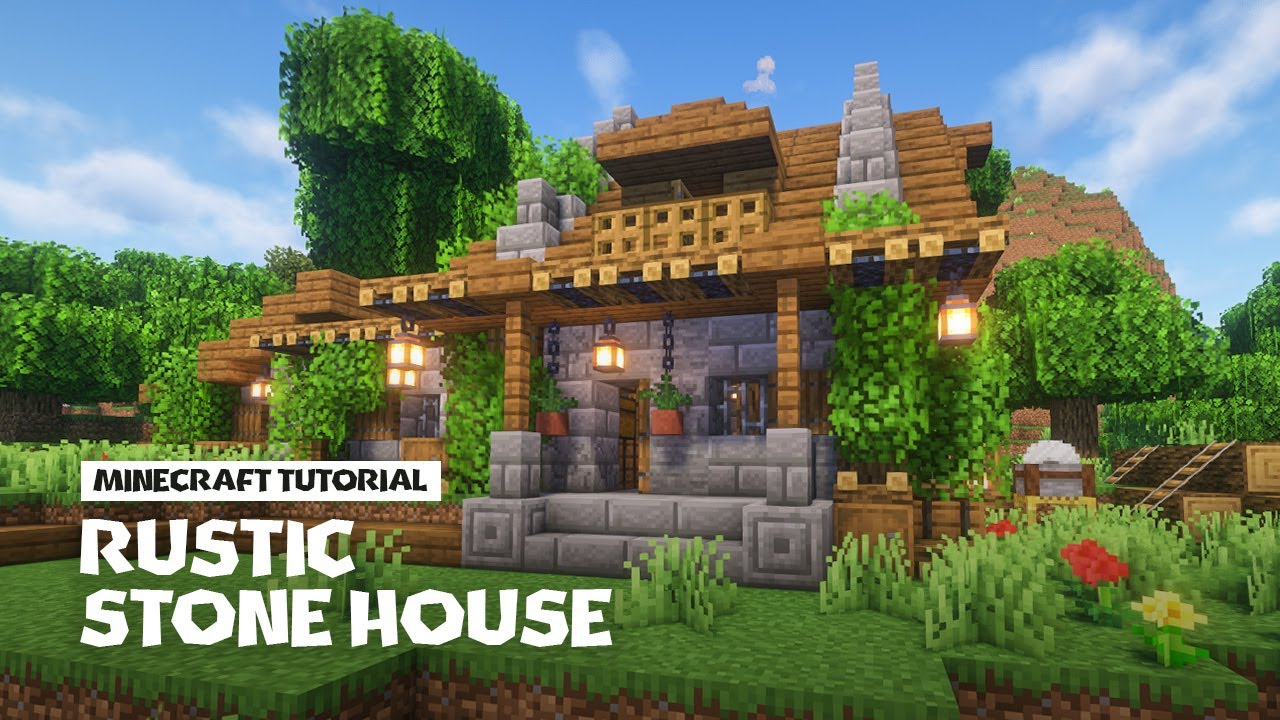 Minecraft: How to Build a Rustic Stone House 🏡 [Updated Tutorial] - YouTube