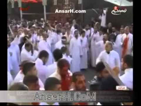 ⁣موكب مهيب التطبير في نهار عاشوراء  1435 هـ في كربلاء المقدسة ودخول المطبرين حرم الامام الحسين ع