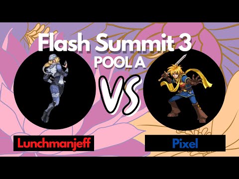 Flash Summit 3: Pool A - Lunchmanjeff (Sheik) vs Pixel (Isaac)