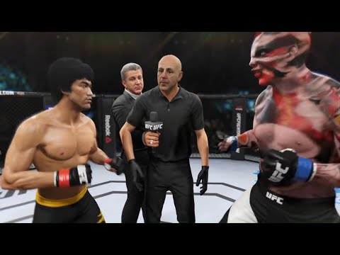 Bruce Lee vs. Ugly Monster - EA Sports UFC 2 🔥🐲