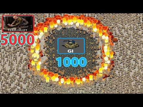 Deployed Gi's surrounded by Terrorists - Red Alert 2