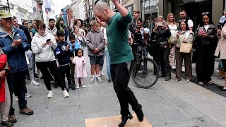 Top Quality Irish Dancing on Grafton Street with Liam McManus & John Mahon on Guitar 