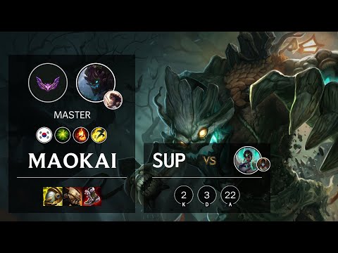 Maokai Support vs Karma - KR Master Patch 12.1