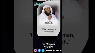 Download lagu Dengarkan ❗Qs. Maryam ( Ayat 8-9 ) | Renungkan | #shorts #murottalterbaru #merinding #syekh #sedih mp3