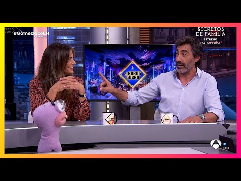 Juan del Val pone la cara colorada a Nuria Roca en 'El hormiguero' Me has traicionado