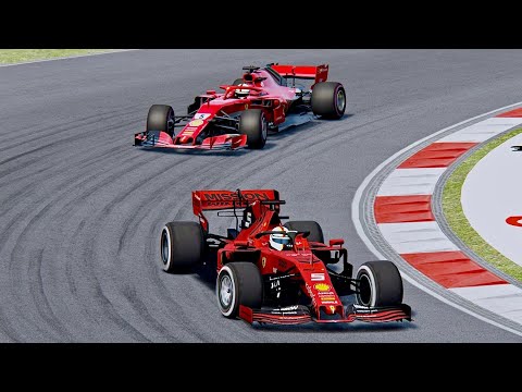 Ferrari 2019 vs Ferrari F1 2018 - Chinese Grand Prix