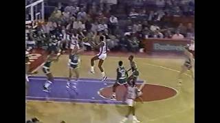 Dennis Rodman doing his best Magic Johnson impression