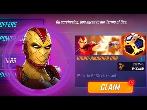 16x Shocker Orb Opening! - Marvel Strike Force