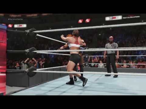 WWE 2K19 Ronda Rousey VS Becky Lynch Survivor Series 2018 Full Match