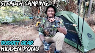 Solo Stealth Camping with BUDGET Backpacking GEAR