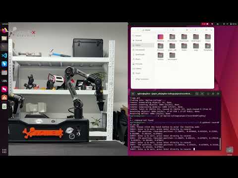 PIPER Robotic Arm | Fixed Position Recording & Replay Demo