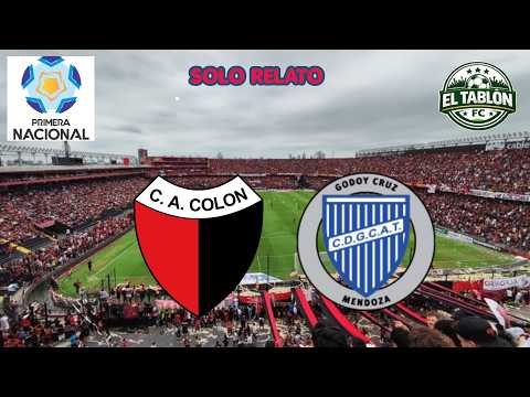 ⚽COLÓN vs GODOY CRUZ | Primera Nacional 2026 | ¡Duelo de Primera en el Ascenso! | Relato Online