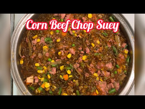 How to make Corn beef Chop Suey | Easy Recipe | Cooking with Rona and Family | #polytubers