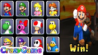 Mario Party 9 All Characters Win Animation