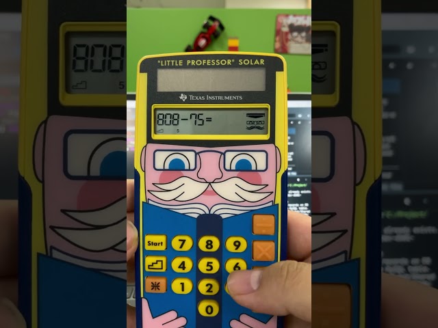 Vídeo relacionado con Texas Instruments Little Professor Solar - Juego Educativo de matemática para niños