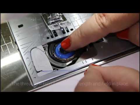 Easy Set Bobbin - on Janome DC6050, DM7200, 5300QDC, Skyline, MC8200QCP, MC6700P, MC9480QCP & Co...