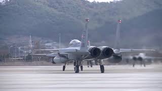 한미, 역대 최대 공중훈련 시작...F-22 6대 투입