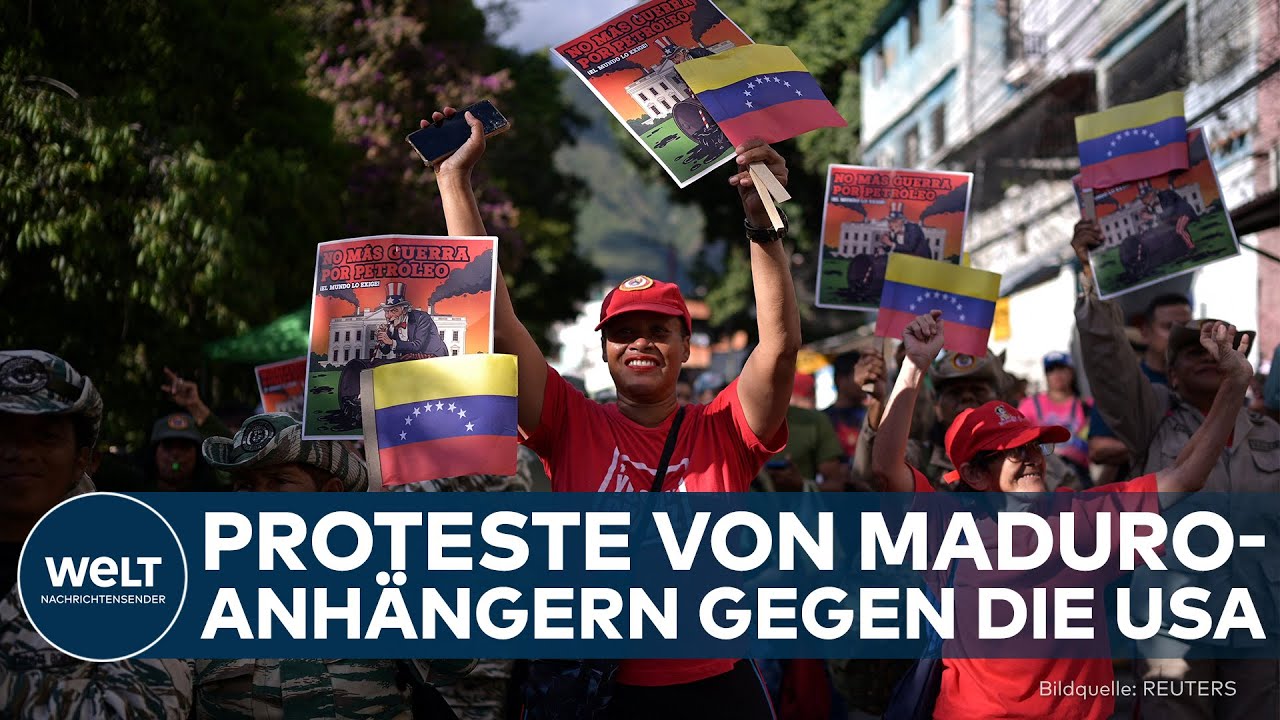 VENEZUELA: Wegen Sturm auf  Öltanker – Proteste von Maduro-Anhängern gegen die USA