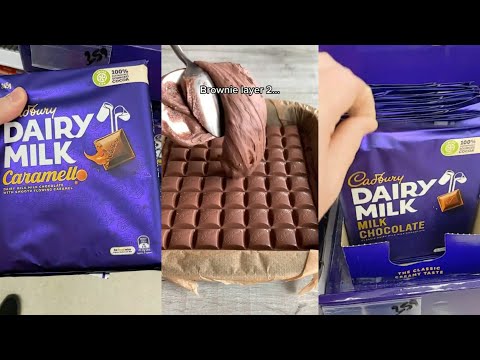 Cadbury Dairy Milk Chocolate Mixing ASMR I Satisfying
