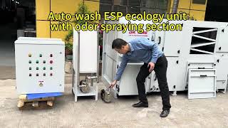 DR. AIRE Auto Wash UL Listed ESP Ecology Unit Removes 95% of Smoke and Most Odor