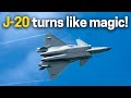 J-20 turns like magic! The best Chinese stealth fighter shows off its maneuverability