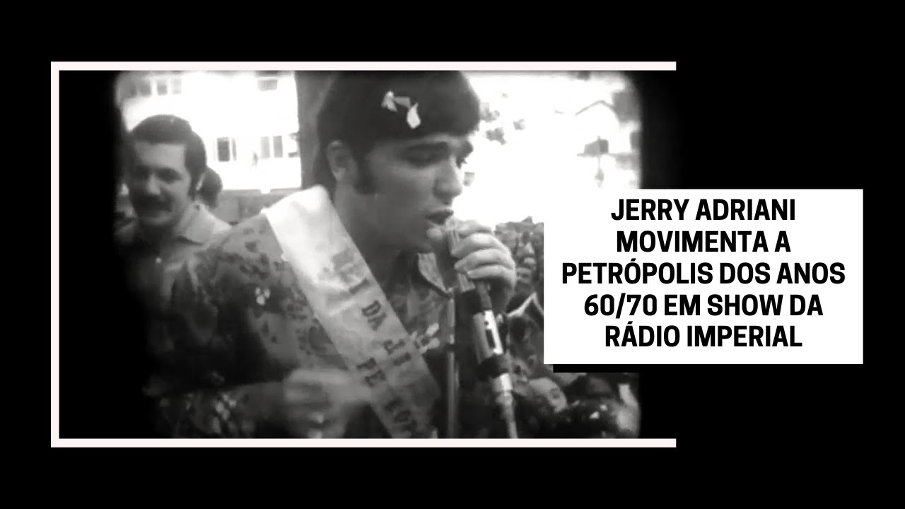 Jerry Adriani movimenta a Petrópolis dos anos 60/70 em show na Praça Paulo Carneiro