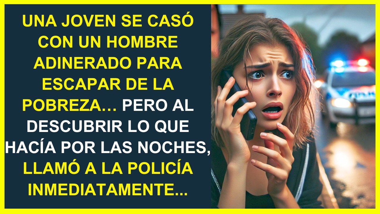 UNA JOVEN SE CASÓ CON UN HOMBRE RICO PARA ESCAPAR DE LA POBREZA, PERO LO QUE DESCUBRIÓ HIZO QUE...