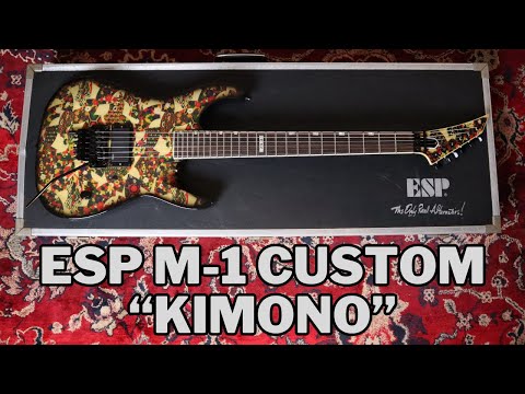 My New Axe | Original ESP M-1 CUSTOM aka "KIMONO" from 1980s!