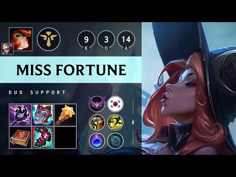 Miss Fortune Support vs Janna - KR Master Patch 25.18