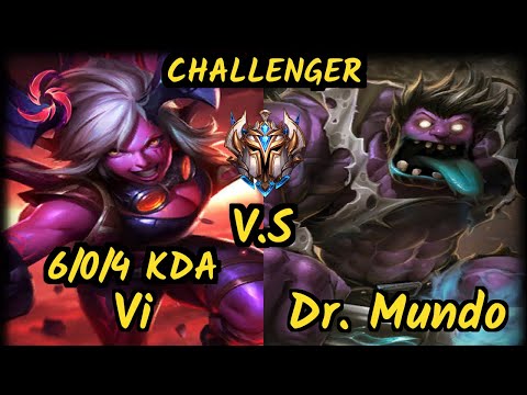 Doubtfull (VI) vs DR. MUNDO - 6/0/4 KDA JUNGLE CHALLENGER GAMEPLAY - NA