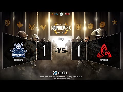 Rainbow Six: Siege (PC) North American Pro League Week 3 vs Trinity eSports - Map 2