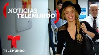 Shakira llega a Telemundo para una exclusiva con María Celeste | Exclusiva | Noticias Telemundo