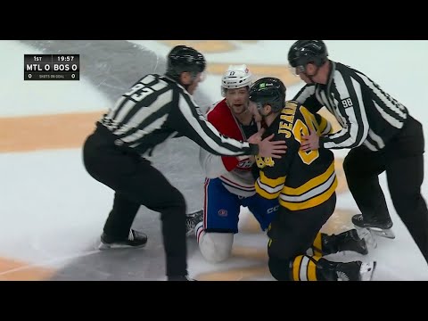 Josh Anderson Drops 🥊 Gloves 🥊 With Tanner Jeannot