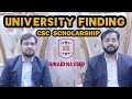 How to Find University for CSC Scholarship