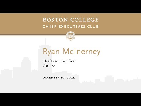 BC CEO Club: Ryan McInerney, CEO of Visa thumbnail